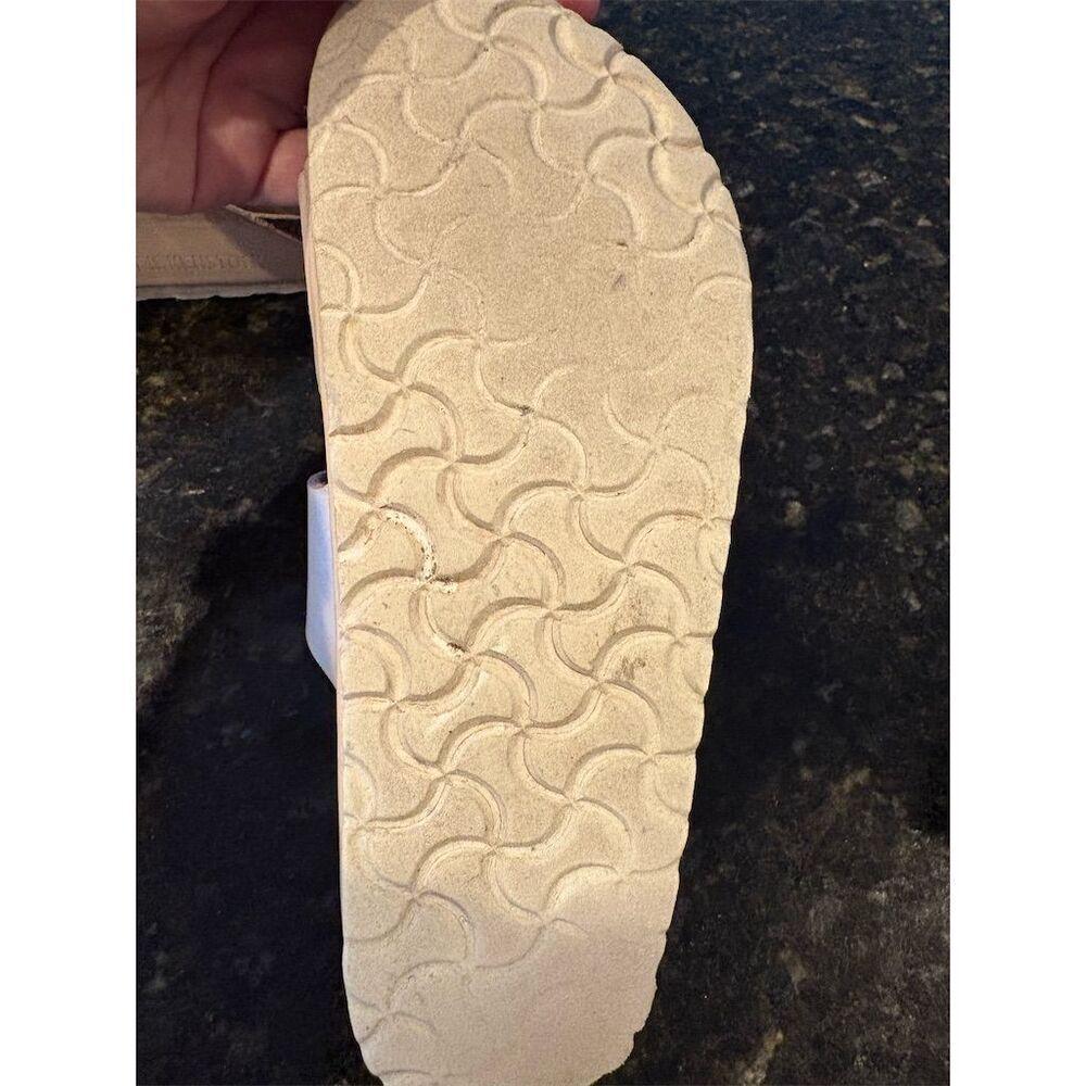 Birkenstock Arizona Women's Sandals Size 6 Ivory Leather Slip-On - Picture 7 of 16